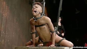 Hot wax and nipple clamps have Nikki Darling moaning for mercy